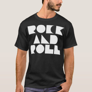 rock and roll geometric T-Shirt