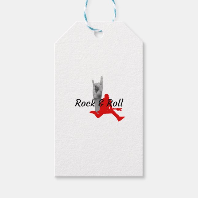 Rock And Roll Gift Tags (Front)