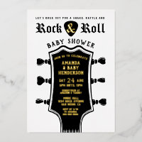 Rock and Roll Guitar Baby Shower