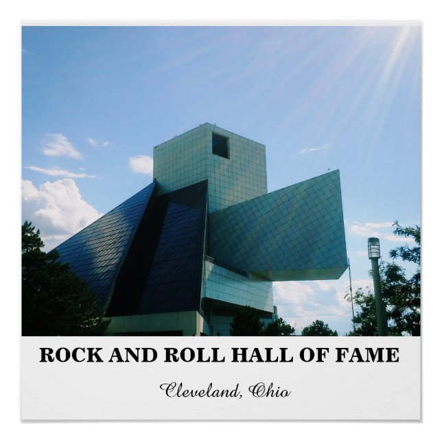 ROCK AND ROLL HALL OF FAME POSTER (Front)