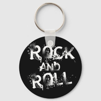 Rock and Roll Key Ring