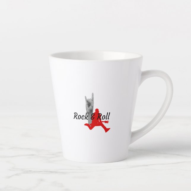 Rock And Roll Latte Mug (Right)