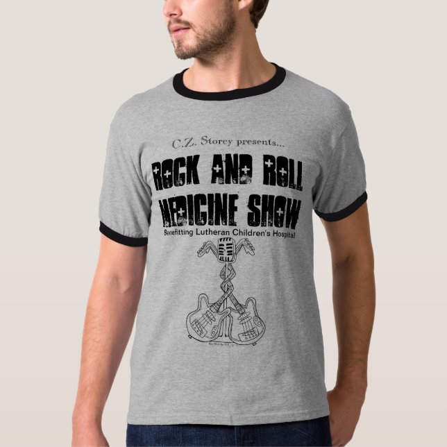 Rock and Roll Medicine Show ringer tee (Front)