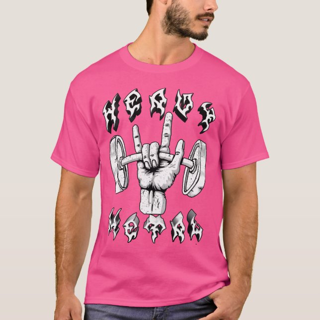 Rock And Roll Metalhead T-Shirt (Front)