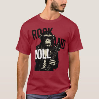 Rock and Roll monkey rebel T-Shirt