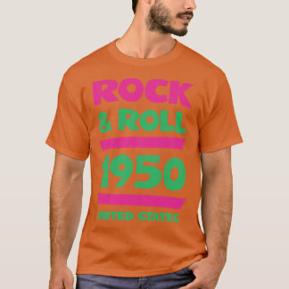 Rock and Roll Music 1950 Vintage T-Shirt