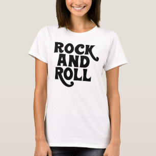Rock and Roll music logo design T-Shirt