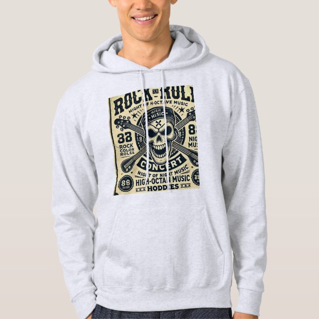 Rock and Roll Night Hoodie (Front)