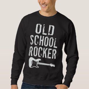 Rock and Roll Old School Rocker Sweatshirt