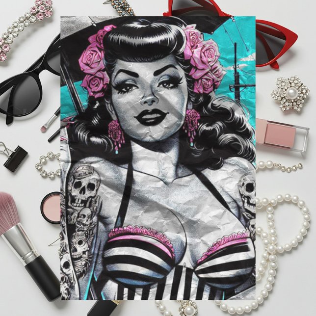 Rock and Roll Pin-up Tissue Paper (Creator Uploaded)