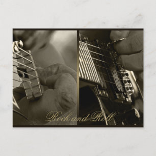 Rock and Roll Postcard