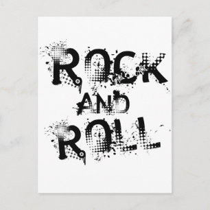 Rock and Roll Postcard