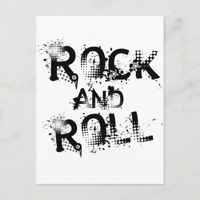 Rock and Roll Postcard (Front)