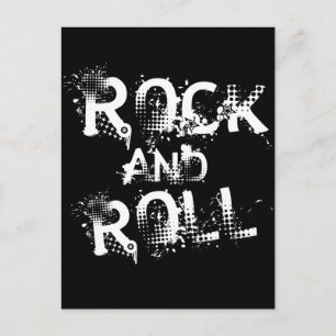 Rock and Roll Postcard