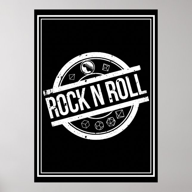 Rock and Roll RPG Poster (Front)