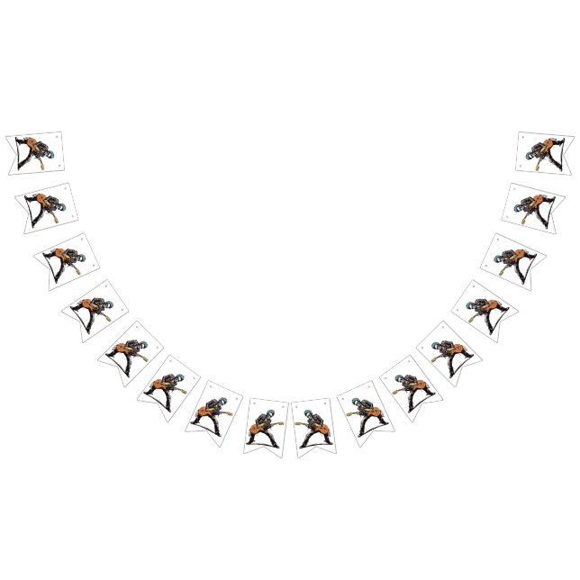 Rock and Roll Skeletons Birthday Party Bunting (All)