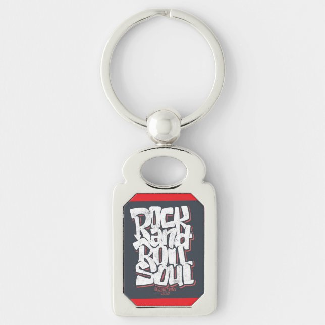 Rock and Roll Soul Keychain  (Front)