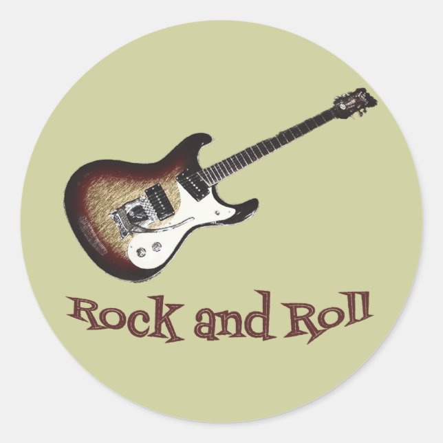 Rock and Roll Sticker (Front)