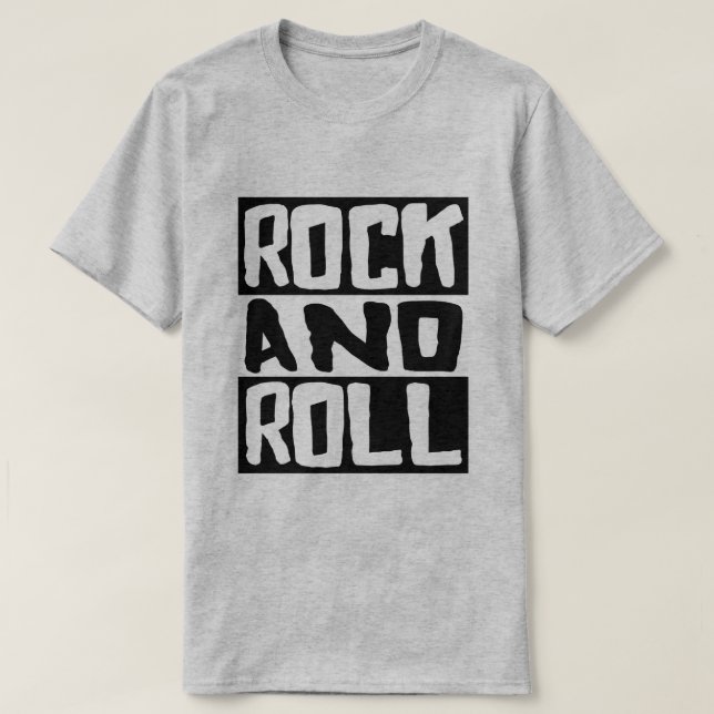 Rock And Roll T-Shirt (Design Front)