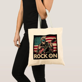 ROCK AND ROLL TOTE BAGS