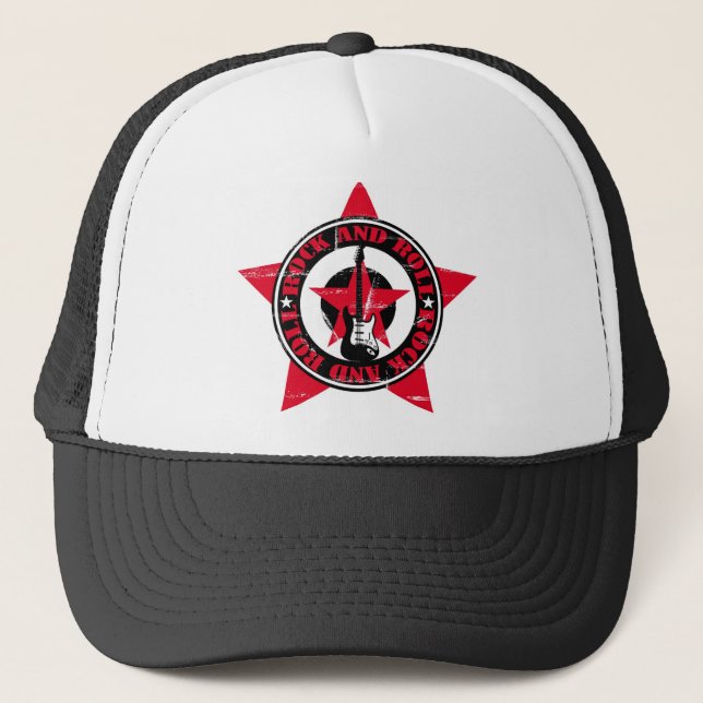Rock and Roll Trucker Hat (Front)