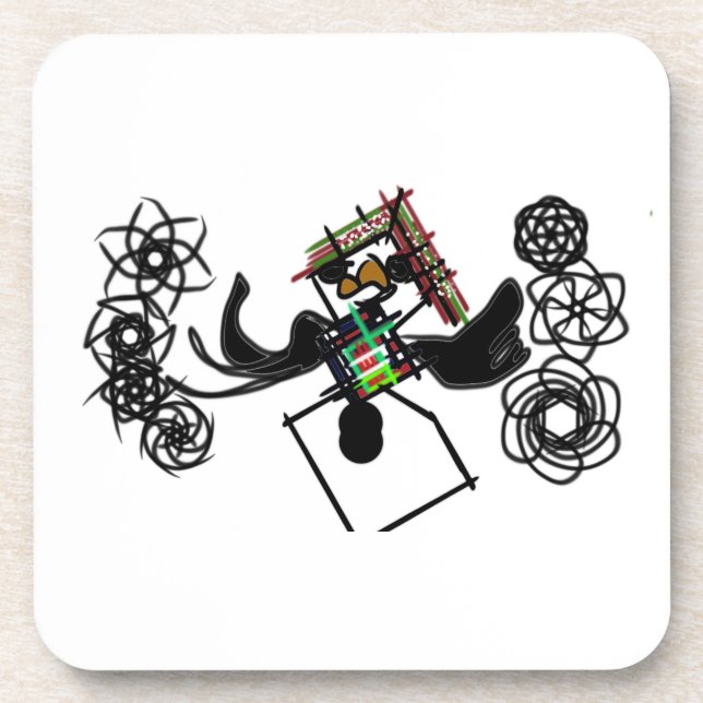 Rock around snowman coaster (Front)