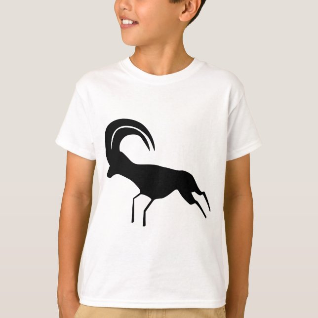Rock Art Saharan Antelope T-Shirt (Front)