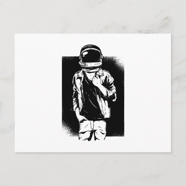 Rock Astronaut Postcard (Front)