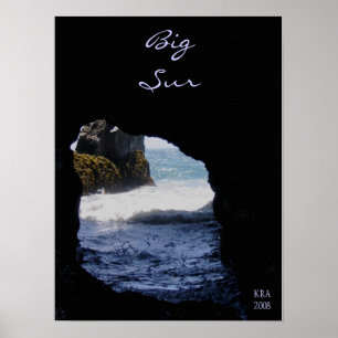 Rock at Big Sur by Katiamaria Photos & Design TM Poster