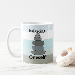 Rock Balancing Stone Balancing Coffee Mug