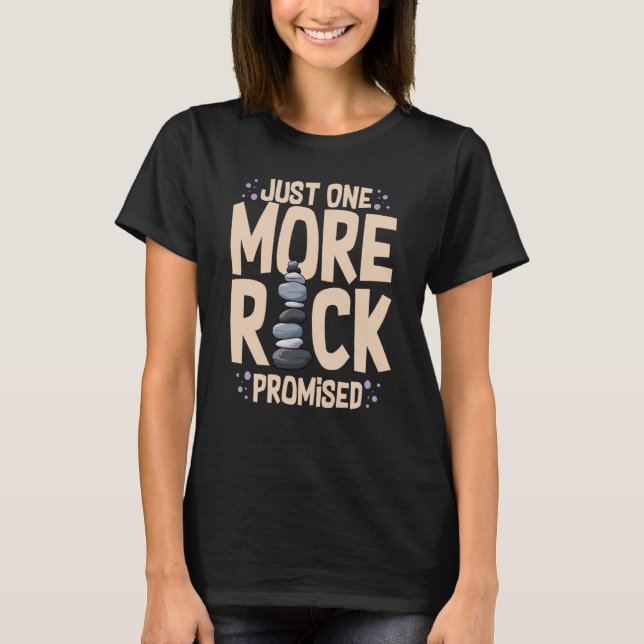 Rock Balancing Stone Stacking Game Balancer T-Shirt (Front)