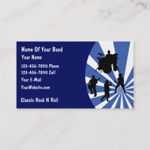 Rock Band Business Card