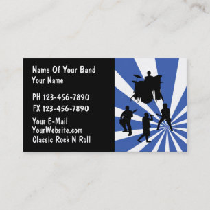 Rock Band Business Card