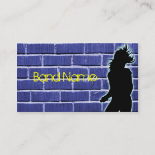 Rock Band Business Cards Brick