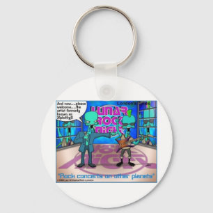 Rock Bands On Other Planets Funny Gifts & Tees Key Ring