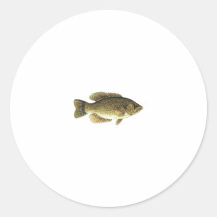 Rock Bass Classic Round Sticker