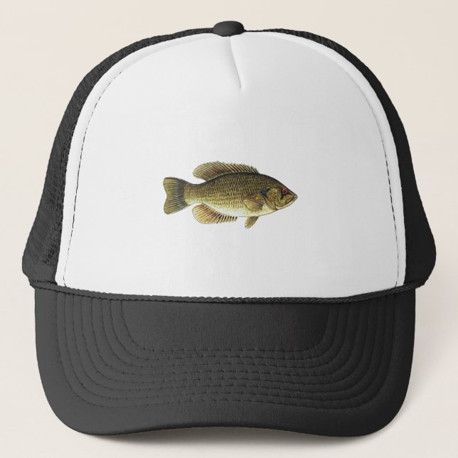 Rock Bass - Red Eye Trucker Hat (Front)