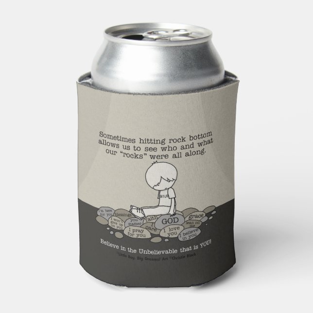 Rock Bottom Can Cooler (Can Front)
