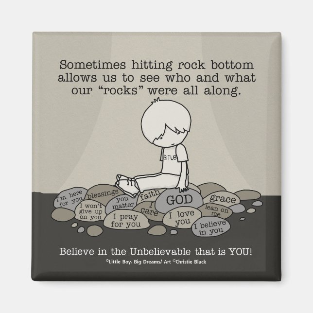 Rock Bottom Magnet (Front)