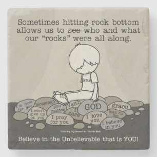 Rock Bottom Stone Coaster