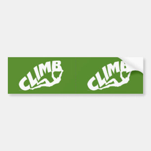 Rock Bouldering Bumper Sticker