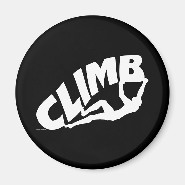 Rock Bouldering Climbing Magnet (Front)