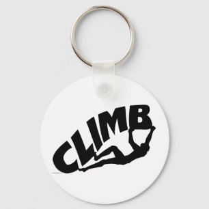 Rock Bouldering Key Ring