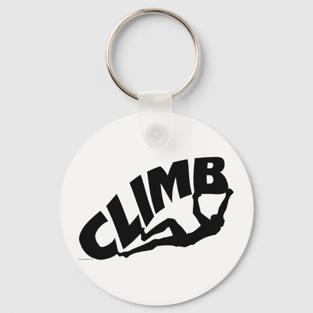 Rock Bouldering Key Ring (Front)