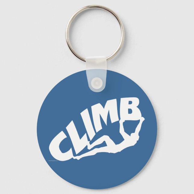 Rock Bouldering Key Ring (Front)
