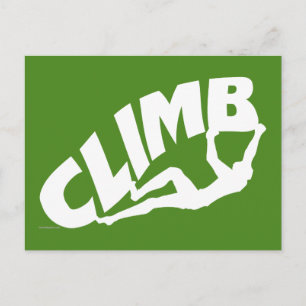 Rock Bouldering Postcard