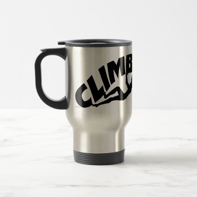 Rock Bouldering Travel Mug (Left)