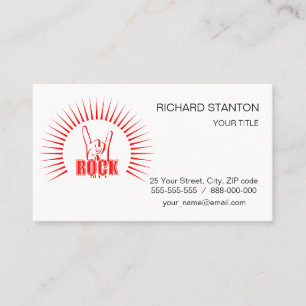 Rock Business Card