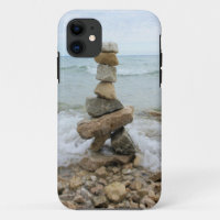 Rock Cairn (Pillar) - Mackinac Island, Michigan