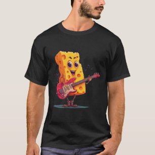 Rock Cheddar Costume for E-Guitar and Cheese T-Shirt